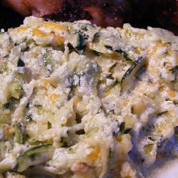Baked Zucchini Cheddar Casserole recipe