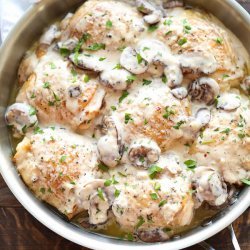 Chicken With Mushroom Sauce recipe