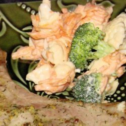 Broccoli, Cauliflower, and Carrot Salad recipe