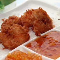 Coconut Fried Shrimp With Dipping Sauce - Bobby Deen recipe
