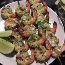 Grilled Shrimp With Lime-Cilantro Marinade recipe