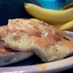 Banana Sour Cream Pancakes recipe