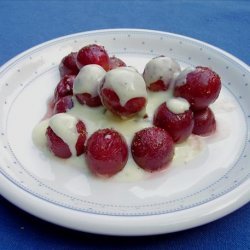 Roasted Grapes With Yogurt recipe