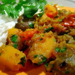 Oven-Roasted Eggplant and Butternut Squash Curry recipe