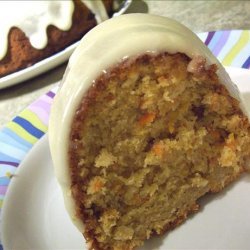 Carrot Bundt Cake With Cream Cheese Glaze recipe