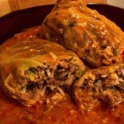 Cabbage Rolls With Beef recipe