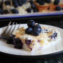 Blueberry Angel Food Cake recipe