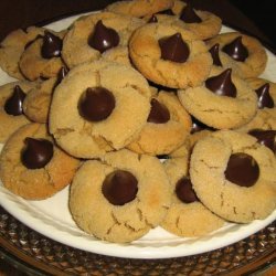 Peanut Butter-Hershey's Kisses Cookies recipe