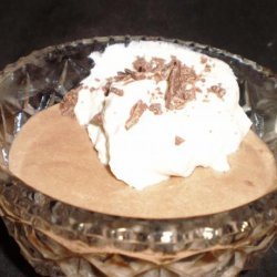 Festive Chocolate Cream Pudding - Microwave recipe