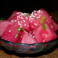 Crisp Watermelon Salad recipe