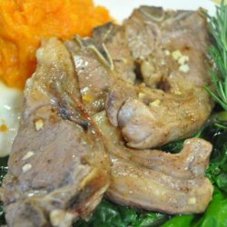 Lamb Chops on the Barbecue (Greek Style) recipe