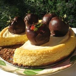 White Chocolate and Passion Fruit Cheesecake recipe