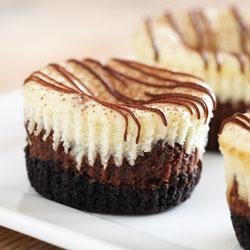 Mini Chocolate Hazelnut Cheesecakes recipe
