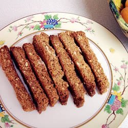 Ginger Biscotti with Pistachios recipe