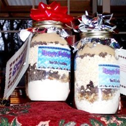 Candy Coated Chocolates Gift Jar Cookie Mix recipe