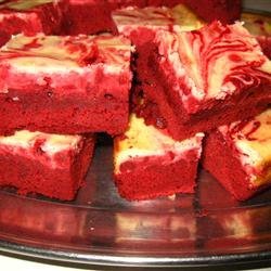 Red Velvet Cheesecake Swirl Brownies recipe