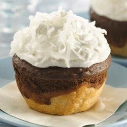 Chocolate-Coconut Jumbo Pie Cupcakes recipe