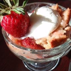 Easy Rhubarb Pudding Cake recipe