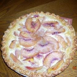 Peach Cream Pie II recipe