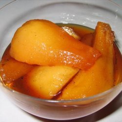 Star Anise Poached Pears recipe