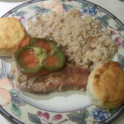 Baked Pork Chops and Rice recipe