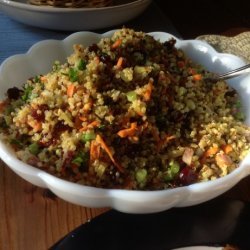 Curry Quinoa With Almonds and Cranberries recipe