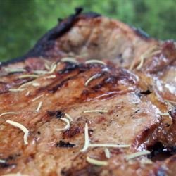 Marinated Ham Steaks recipe