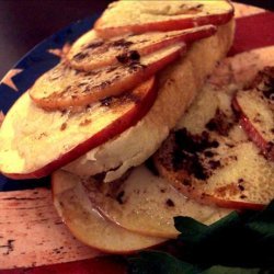 Open-faced Apple Tahini Sandwich recipe