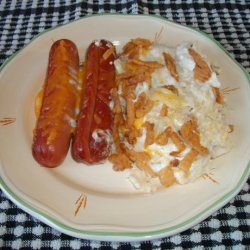 Hash Brown Taters With Dogs recipe