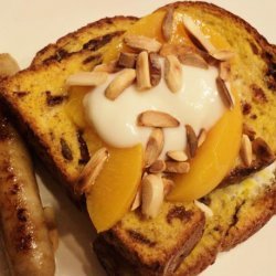 Oven-Baked French Toast With Peaches recipe