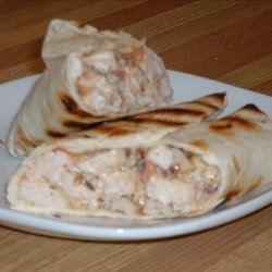 Grilled Chicken-Bacon-Ranch Wraps recipe