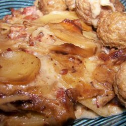 Potato and Red Onions slow cooked recipe