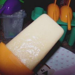 Orange Yogurt Popsicles recipe