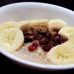Old Fashioned Oatmeal With Bananas and Raisins recipe