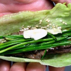 Bangja Gui (Korean BBQ Beef in a Lettuce Wrap) recipe