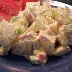 American Potato Salad With Hard-Boiled Eggs and Sweet Pickles recipe