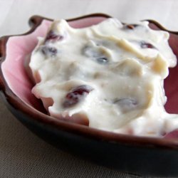 Roasted Garlic Cranberry Cream Cheese Spread recipe