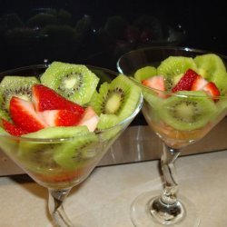 Rendezvous of Strawberries and Kiwi Fruit recipe