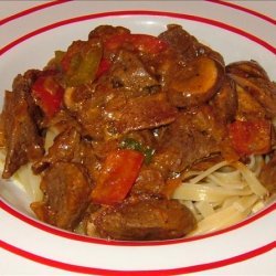 Alberta Beef, Mushroom and Pepper Pasta recipe