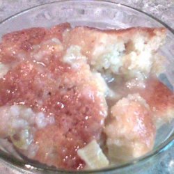 Lemony Rhubarb Pudding recipe