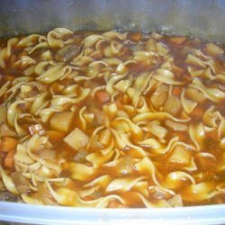 Homey Mushroom Noodle Soup recipe