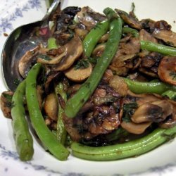 Green Beans With Mushrooms recipe