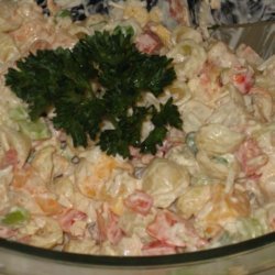 Kittencal's Seafood Pasta Salad recipe