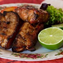 Ginger, Garlic, and Honey Grilled Baby Back Ribs recipe
