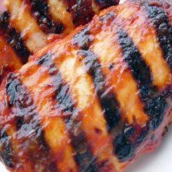Grilled Chicken Basted With Red Horseradish Sauce recipe