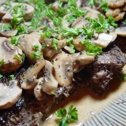 Tournedos Au Poivre Et Champignons(Filet Au Poivre W/Mushrooms) recipe