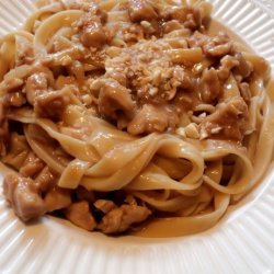 Grannydragon's Peanut Butter Noodles recipe