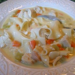 Favorite Creamy Chicken Noodle Soup recipe