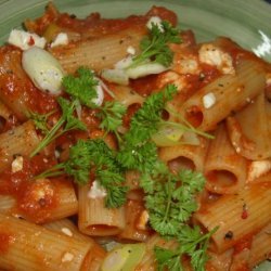 Greek Tomato Penne Pasta recipe