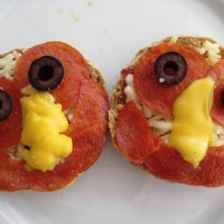 Elmo Pizza -- Kid Friendly recipe